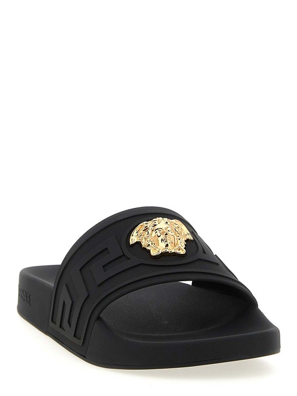 VERSACE: Sandales online - Sandales - Noir