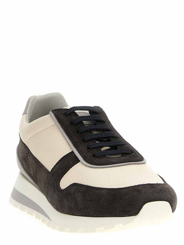 BRUNELLO CUCINELLI: trainers online - Leather Suede Sneakers