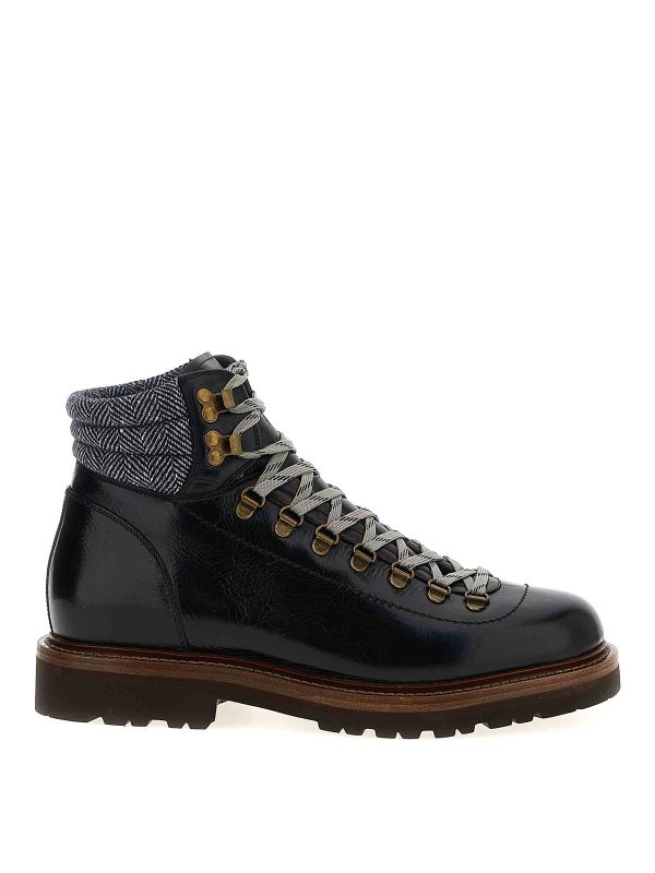 BRUNELLO CUCINELLI: Stiefeletten - Stiefeletten - Schwarz