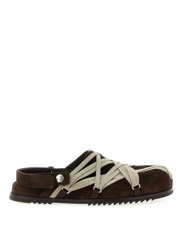 RICK OWENS: mules shoes - Megalace mule granola sabots