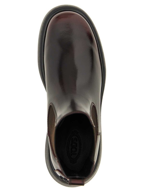 アンクルブーツ - ダークレッド shop online: TOD