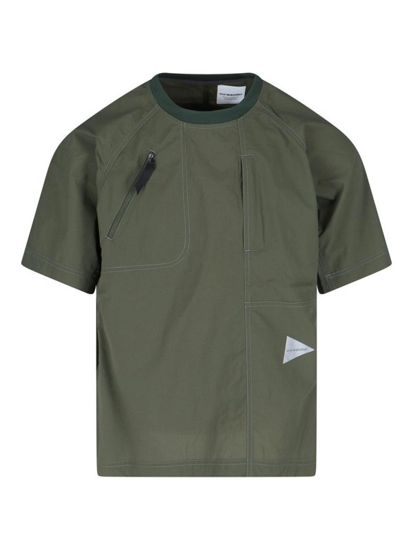 AND WANDER: t-shirt - T-shirt