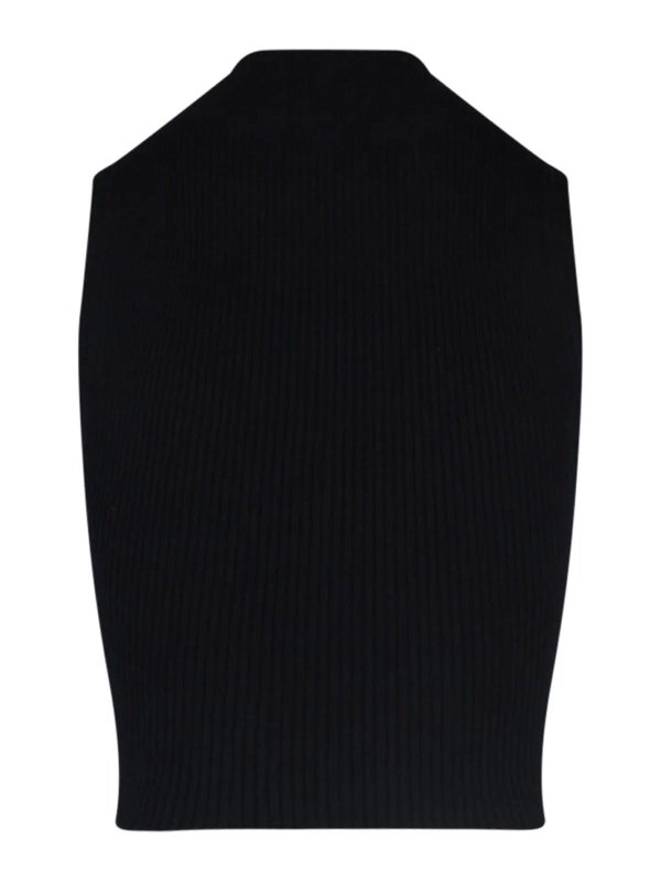 Courreges: Top e canotte online - Logo Top Crop