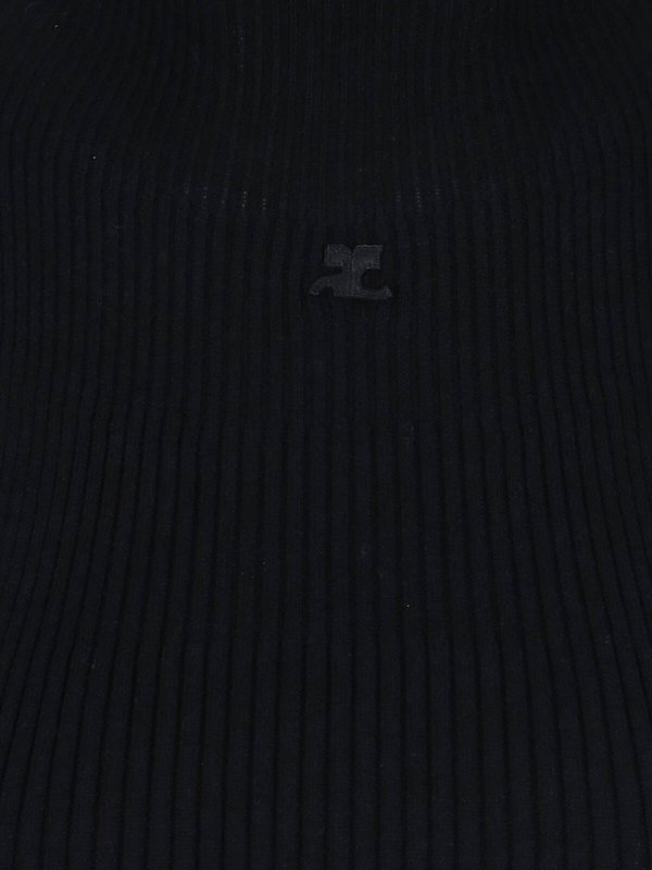 The Best Shops Courreges: Top e canotte - Logo Top Crop