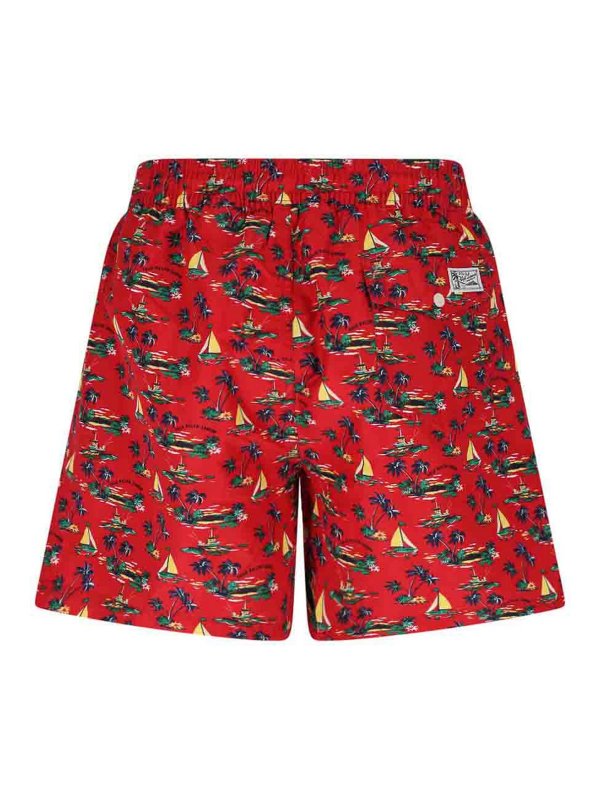 POLO RALPH LAUREN: Shorts online - Shorts - Rojo