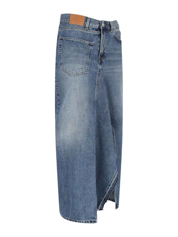 The Best Shops 6397: ロングシャツ - ロングスカート - ブルー