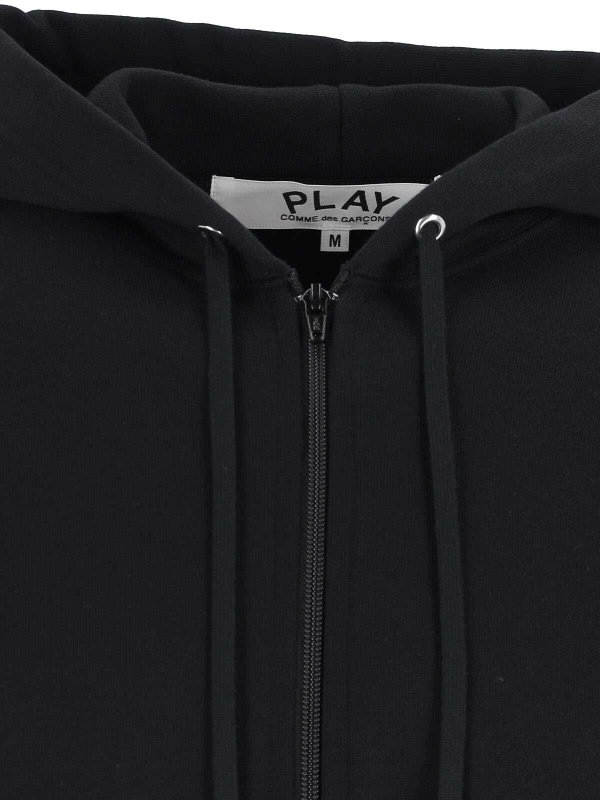 Felpa Zip Logo shop online: Comme des Garçons Play