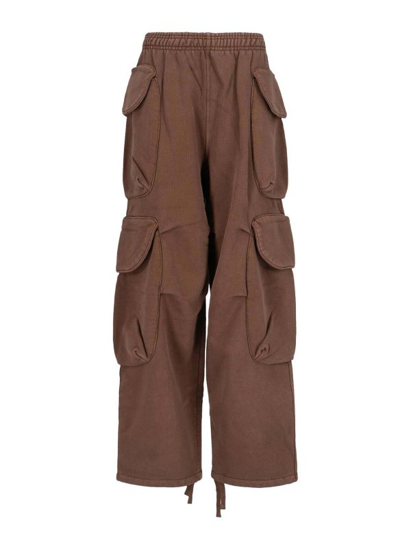 ENTIRE STUDIOS: カジュアルトラウザー - カジュアルパンツ - ブラウン