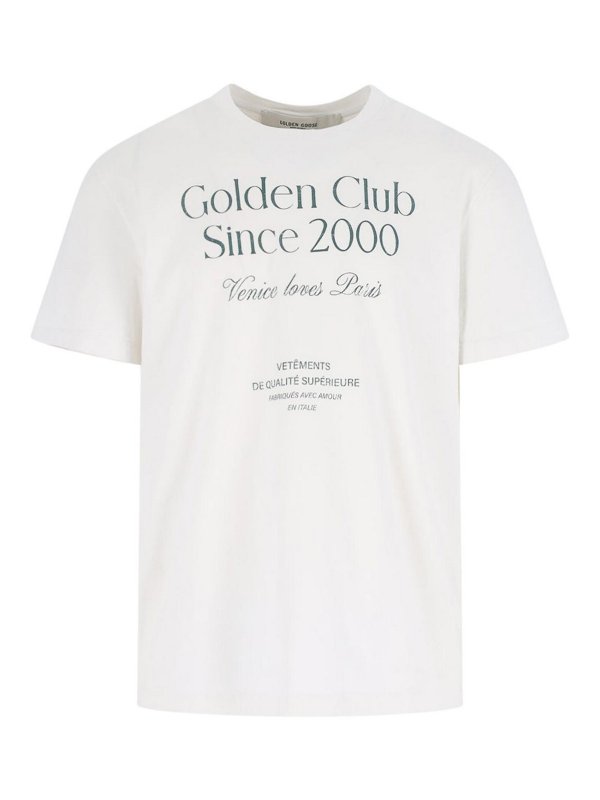 GOLDEN GOOSE: T-shirts - T-Shirt - Weiß