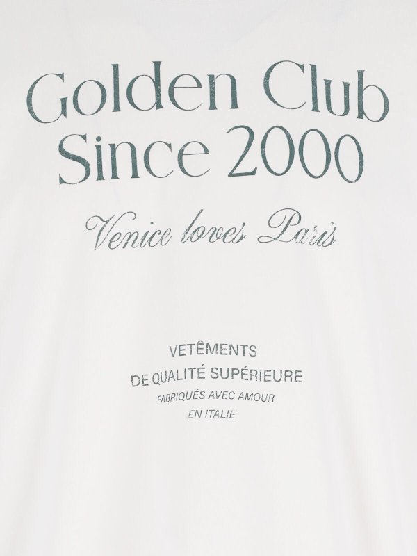 The Best Shops GOLDEN GOOSE: T-shirts - T-Shirt - Weiß
