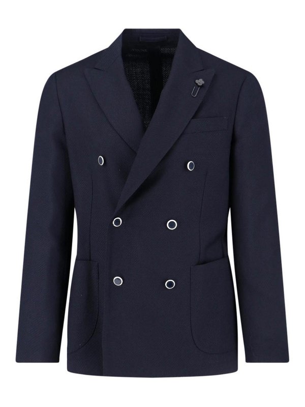 LARDINI: Blazer - Blazer - Azul