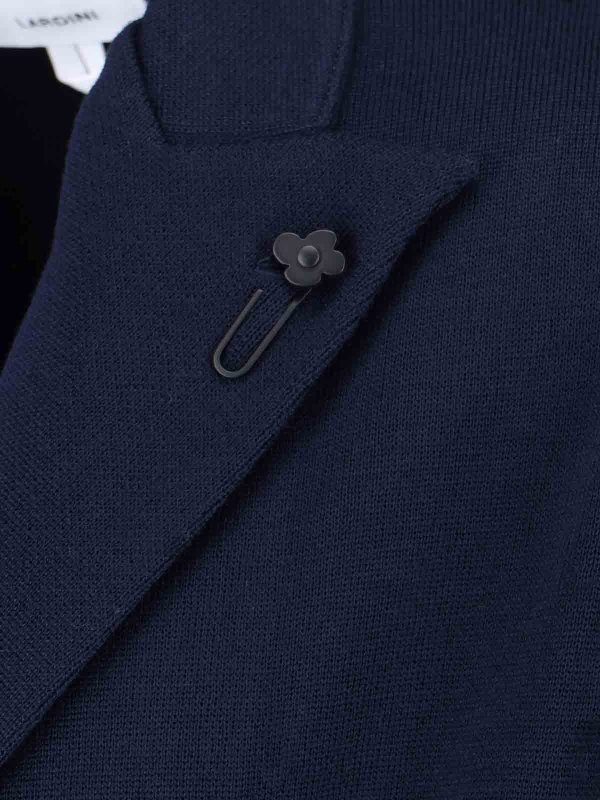 The Best Shops LARDINI: giacche blazer - Blazer Doppiopetto In Lana Vergine