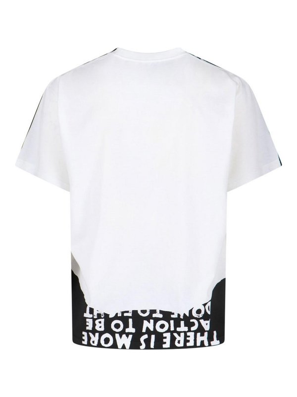 MM6 MAISON MARGIELA: shirts online - Tshirt two -tone logo