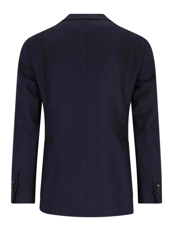 TAGLIATORE: blazers online - Double -breasted blazer in virgin wool