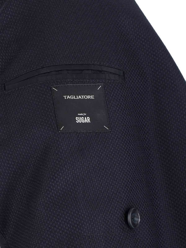 The Best Shops TAGLIATORE: blazers - Double -breasted blazer in virgin wool