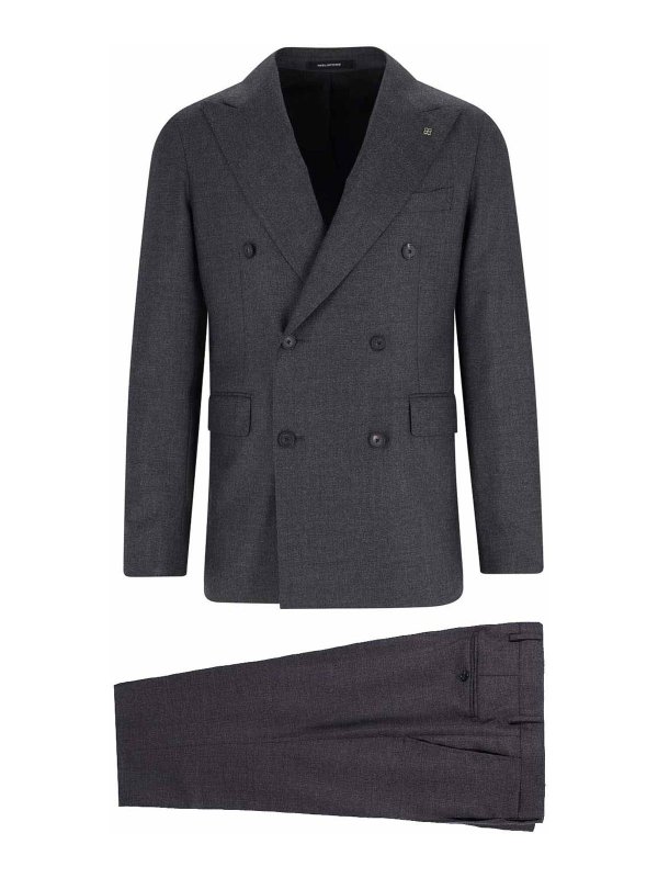 TAGLIATORE: Vestidos de gala - Traje - Gris