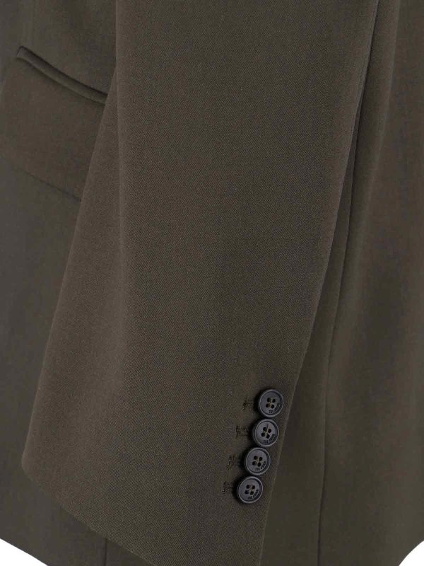 The Best Shops The Attico: blazers - Single -breasted blazer in virgin wool