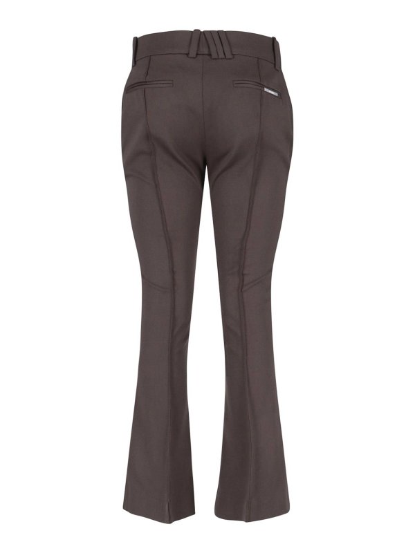 The Attico: bootcut jeans online - Bootcut trousers in virgin wool