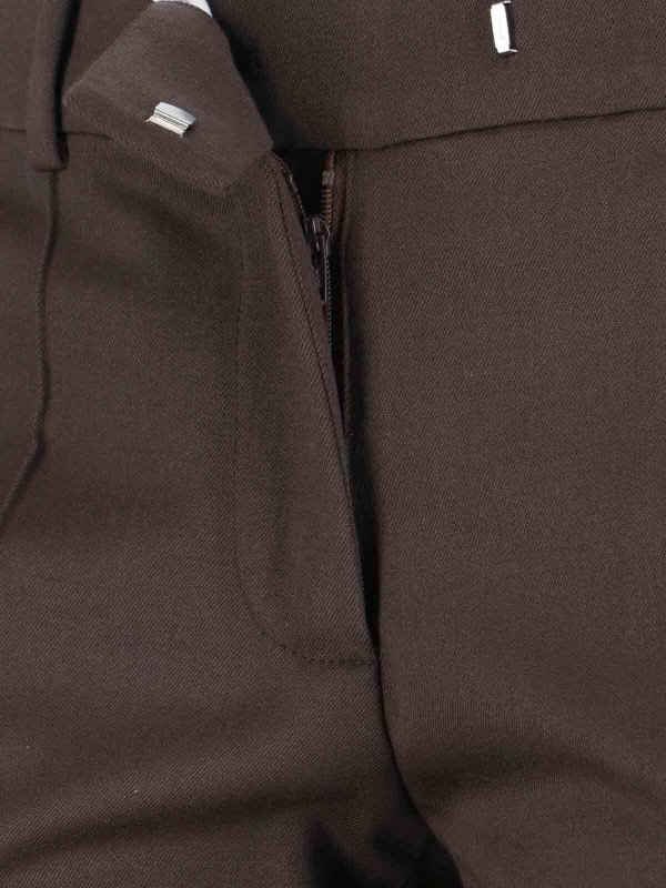 The Attico buy online Bootcut trousers in virgin wool