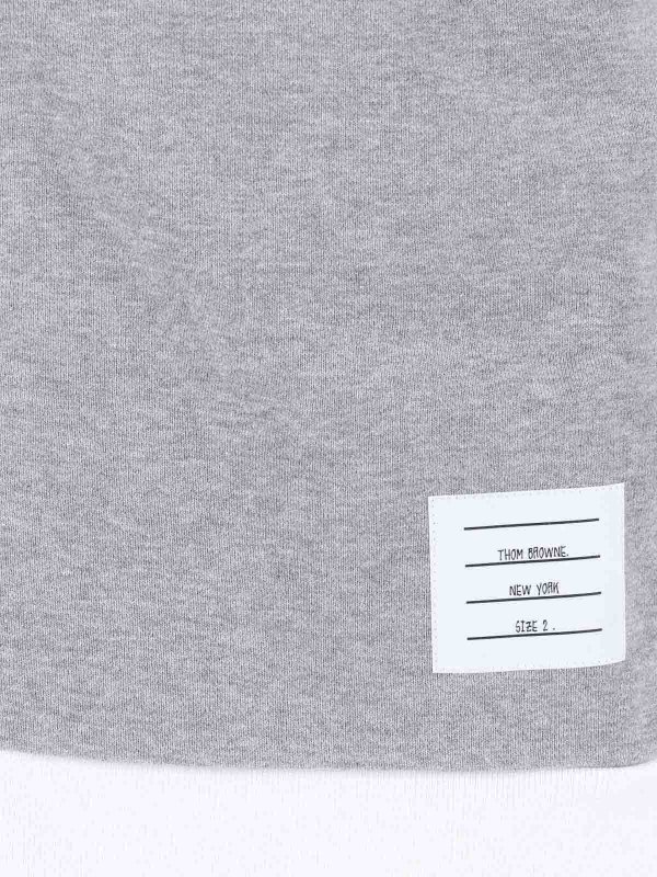 Felpa Zip shop online: THOM BROWNE