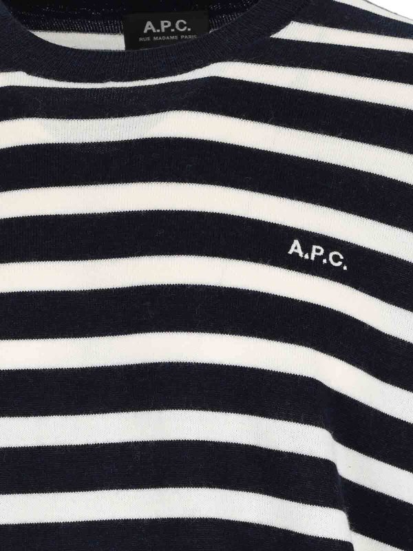 The Best Shops A.P.C.: ボートネック - ボートネック - ブルー