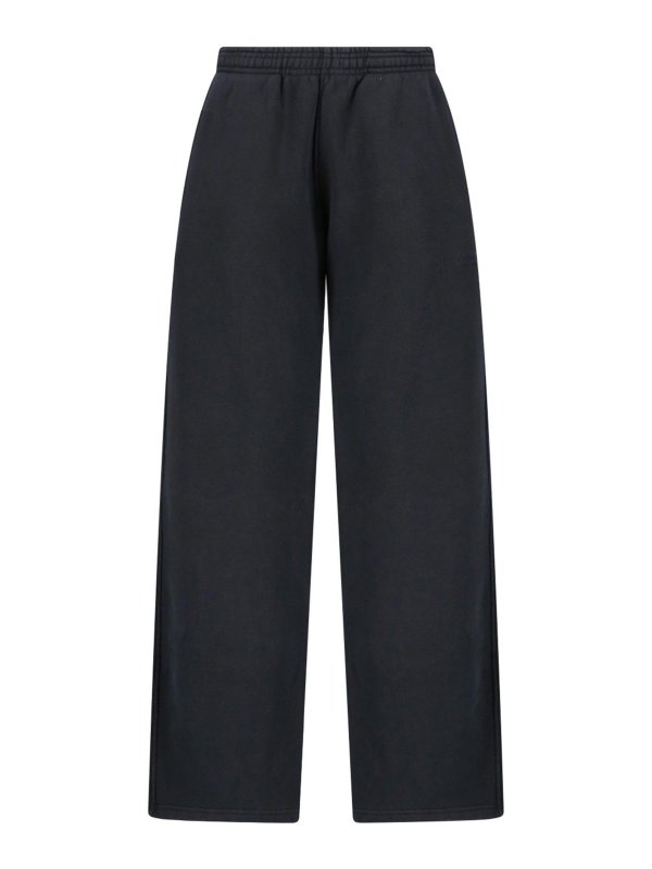 ALEXANDER WANG: カジュアルトラウザー - カジュアルパンツ - 黒
