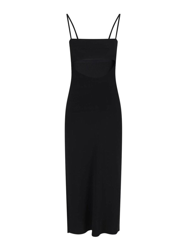 ALEXANDER WANG: knee length dresses online - Midi Logo dress