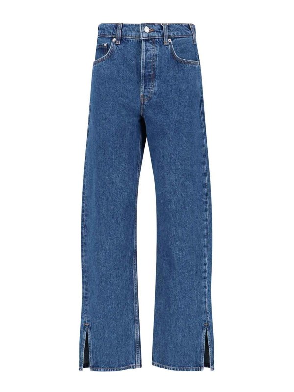ANINE BING: Jeans boot-cut - Jeans Boot-Cut - Azul