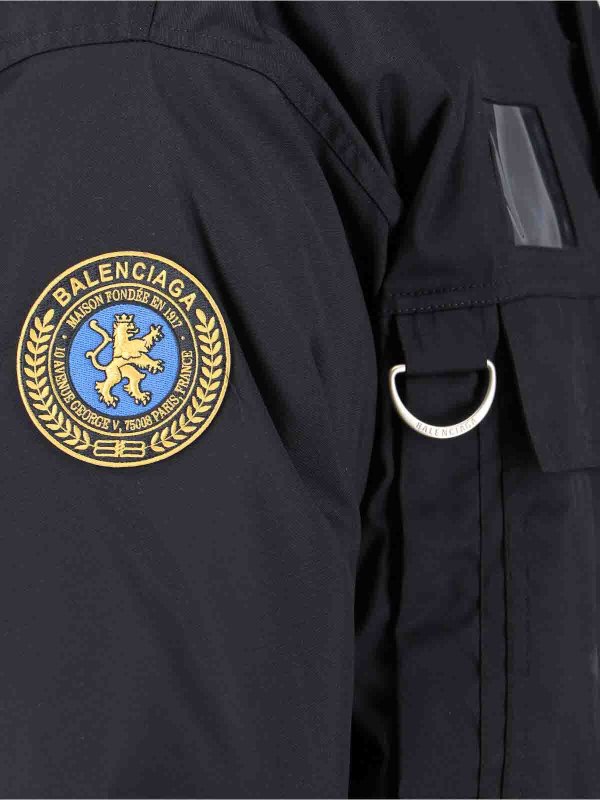 Reversible logo down jacket shop online: BALENCIAGA