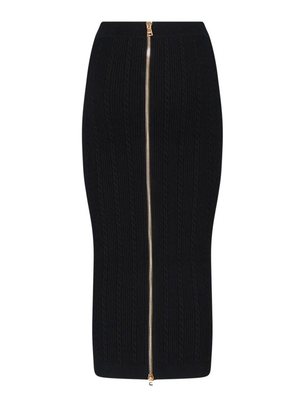 Balmain: U-Boot-Ausschnitt online - U-Boot-Pullover - Schwarz