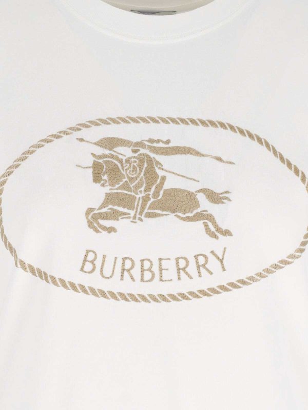 The Best Shops BURBERRY: T-shirts - T-Shirt - Weiß