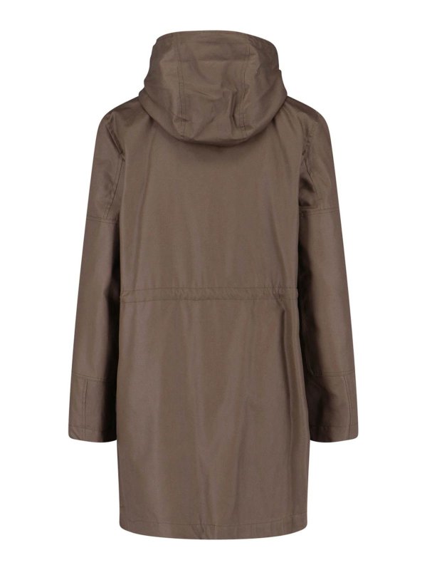 BURBERRY: Parkas online - Parka - Grün