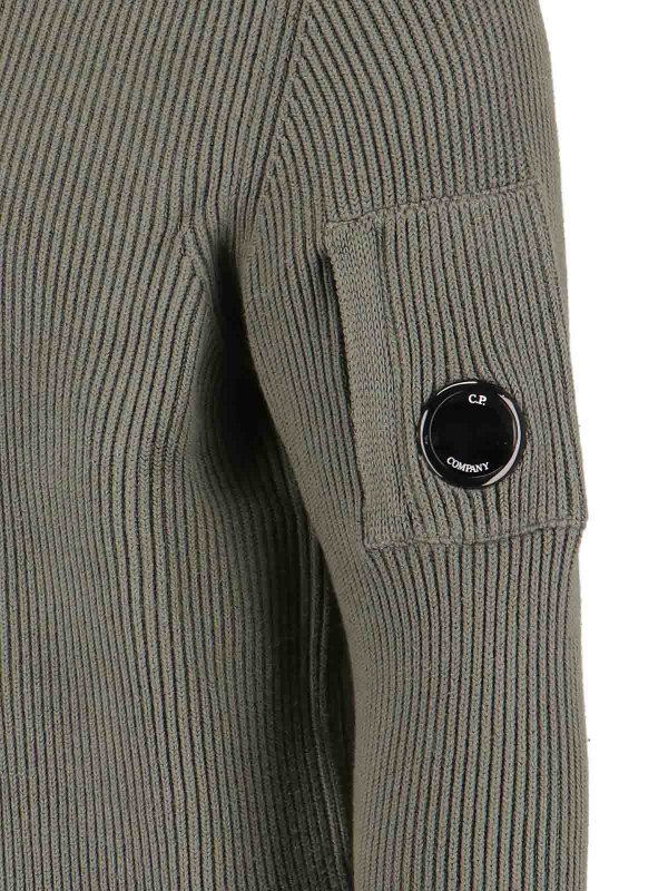 The Best Shops C.P. COMPANY: maglia collo a barchetta - Maglione Logo