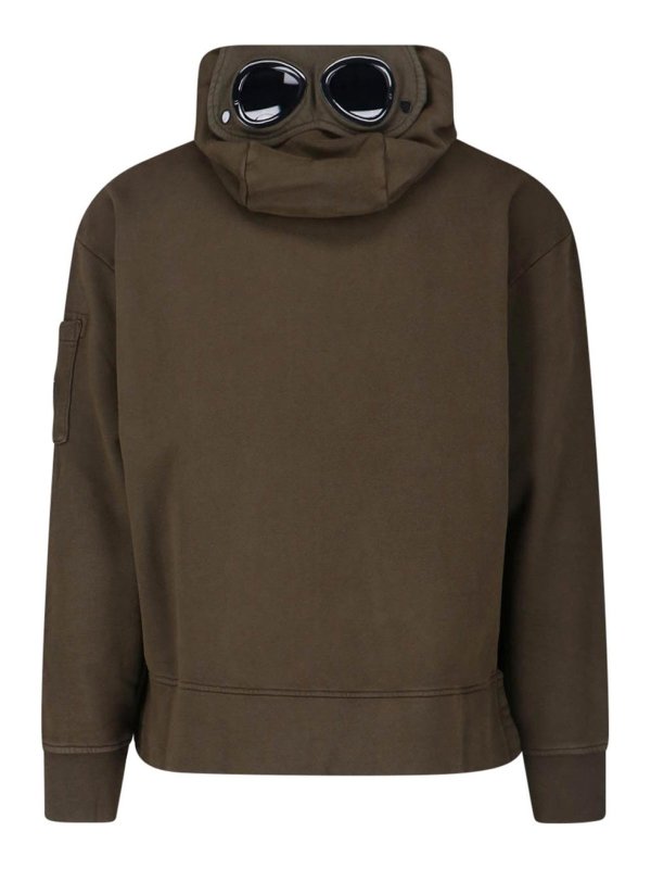 C.P. COMPANY: Sweatshirts & Sweaters online - Logo hooded sweatshirt