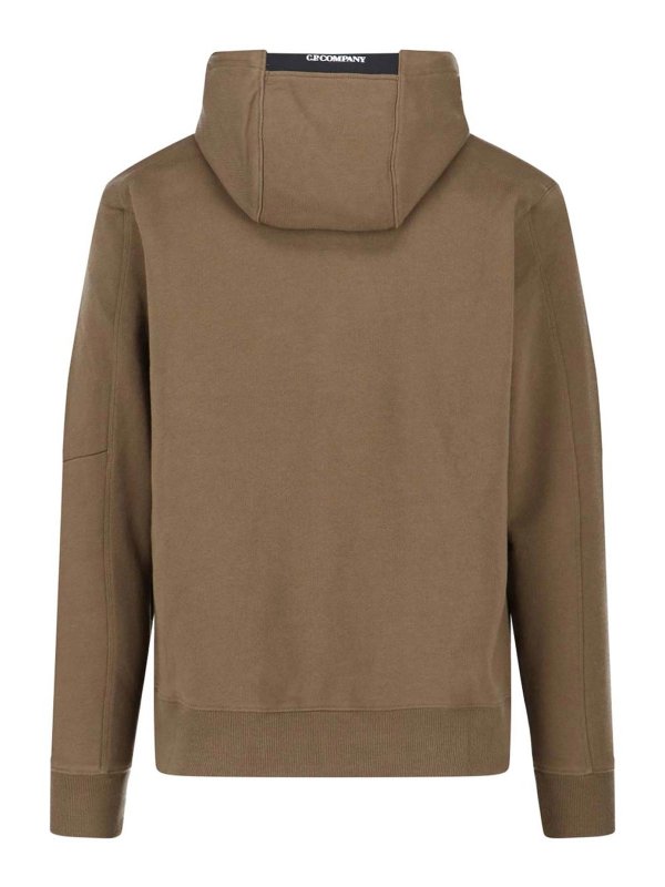 C.P. COMPANY: Sweatshirts & Sweaters online - Logo hooded sweatshirt