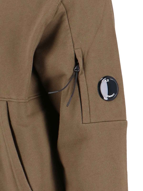 The Best Shops C.P. COMPANY: Sweatshirts & Sweaters - Logo hooded sweatshirt