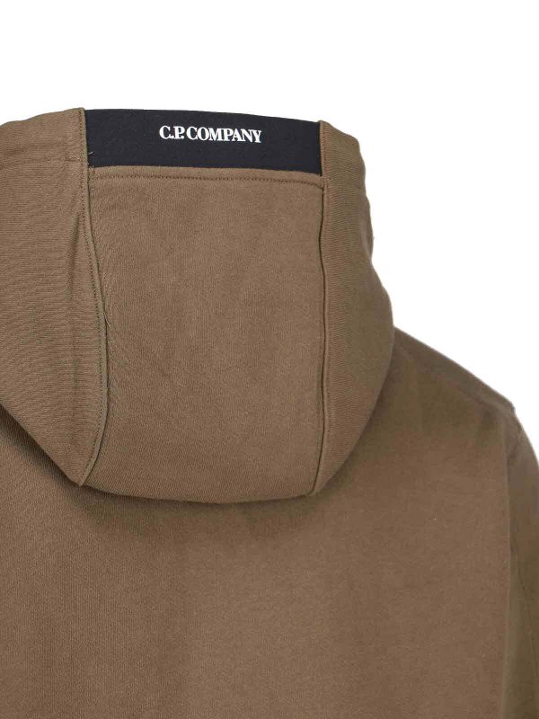 C.P. COMPANY buy online Logo hooded sweatshirt