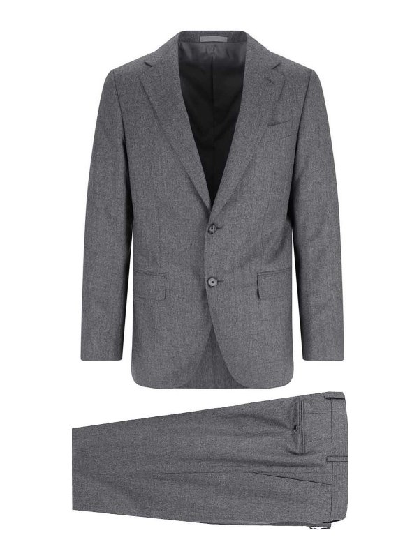 CARUSO: formal suits - Single -breasted wool suit