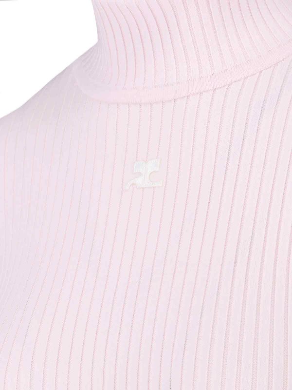 The Best Shops Courreges: Cuellos altos y polos - Suéter Con Cuello Alto