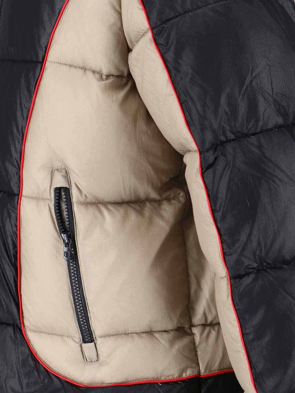 The Best Shops DIESEL: ダウン・ハイテクジャケット - ダウンジャケット - 黒