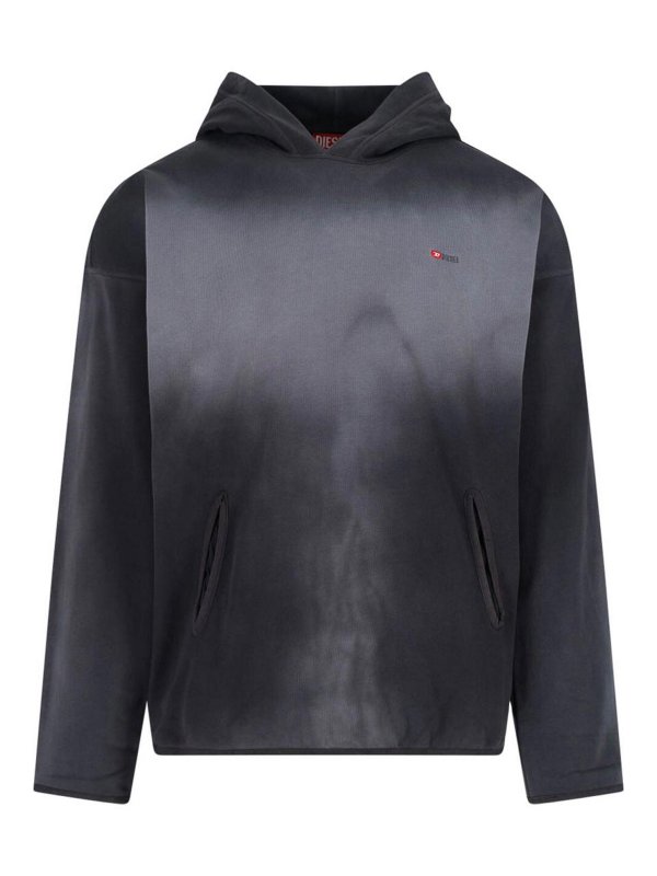 DIESEL: スウェット＆セーター - スウェットシャツ/セーター - 黒