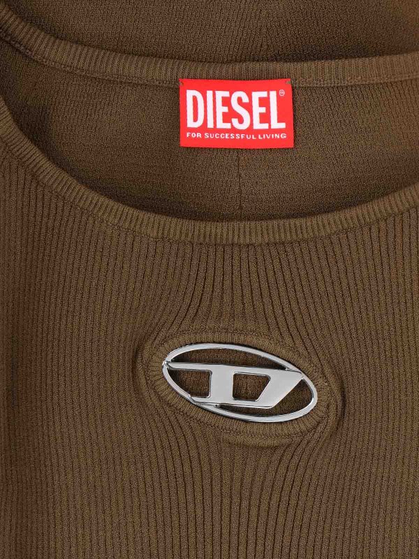 The Best Shops DIESEL: Kurze Kleider - Kurzes Kleid - Grün