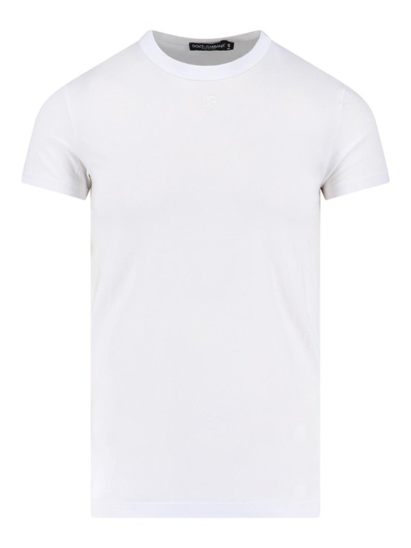 DOLCE & GABBANA: T-shirts - T-Shirt - Weiß