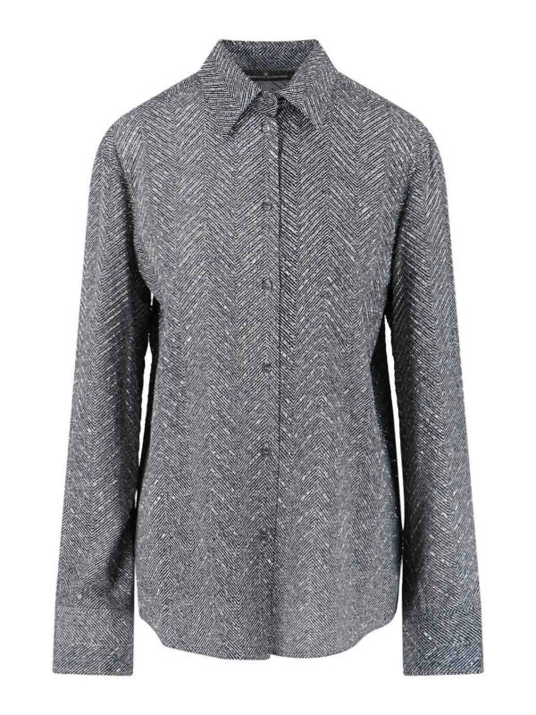 ERMANNO SCERVINO: Camisas - Camisa - Gris
