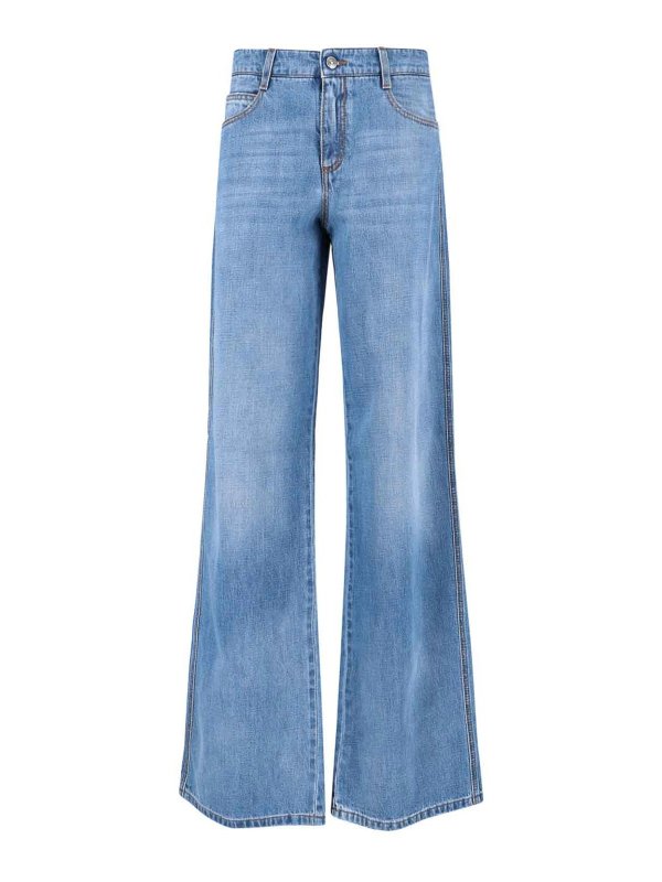 ERMANNO SCERVINO: Jeans évasés - Jean Bootcut - Bleu