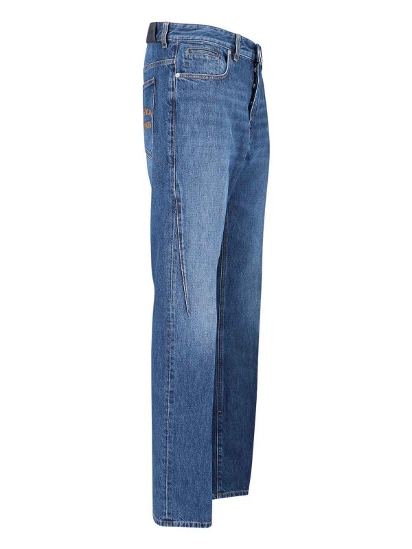 The Best Shops GIVENCHY: bootcut jeans - Logo Logo jeans