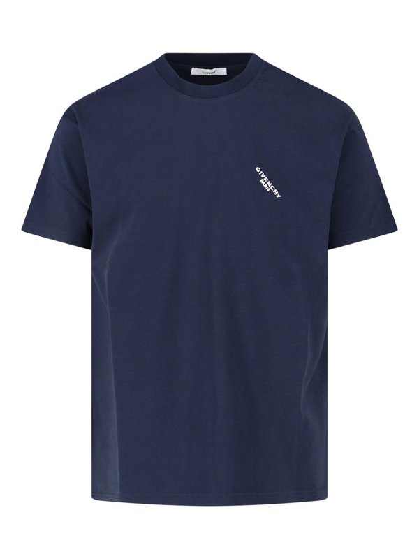 GIVENCHY: T-shirts - T-Shirt - Blau