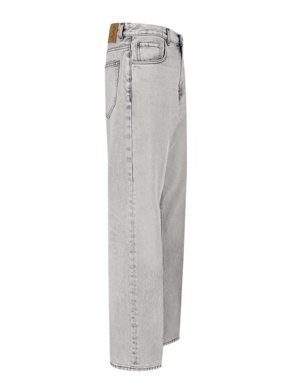 The Best Shops HAIKURE: ストレートジーンズ - ストレートジーンズ - グレー