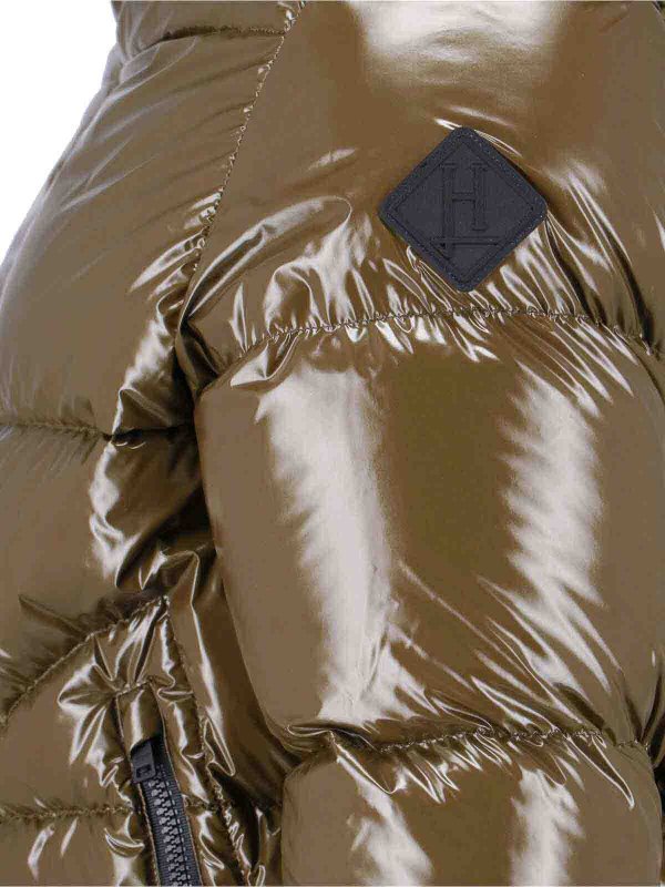 Logo zip down jacket shop online: HERNO