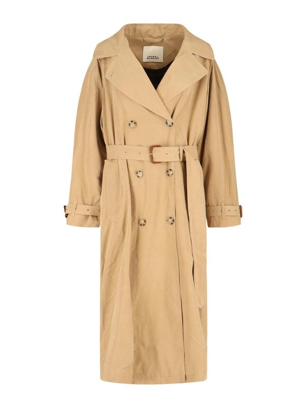 ISABEL MARANT: trench coats - Trench Doppiopetto
